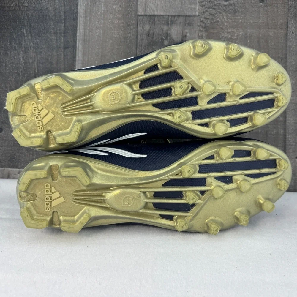 adidas RG3 RGIII Football Cleats Mens 12 C76199 Navy‎ Gold Rare
